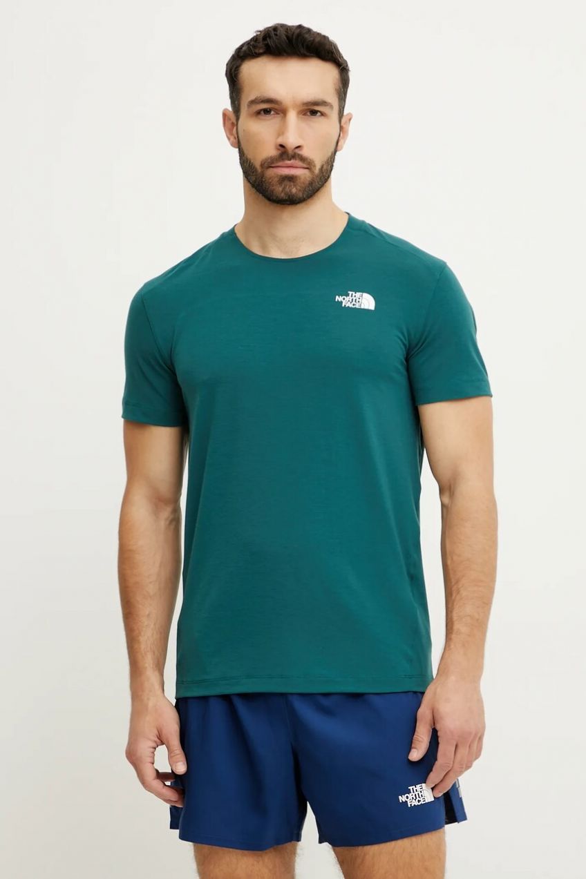 Športové tričko The North Face Lightning Alpine zelená farba, jednofarebné, NF0A87H76GI1