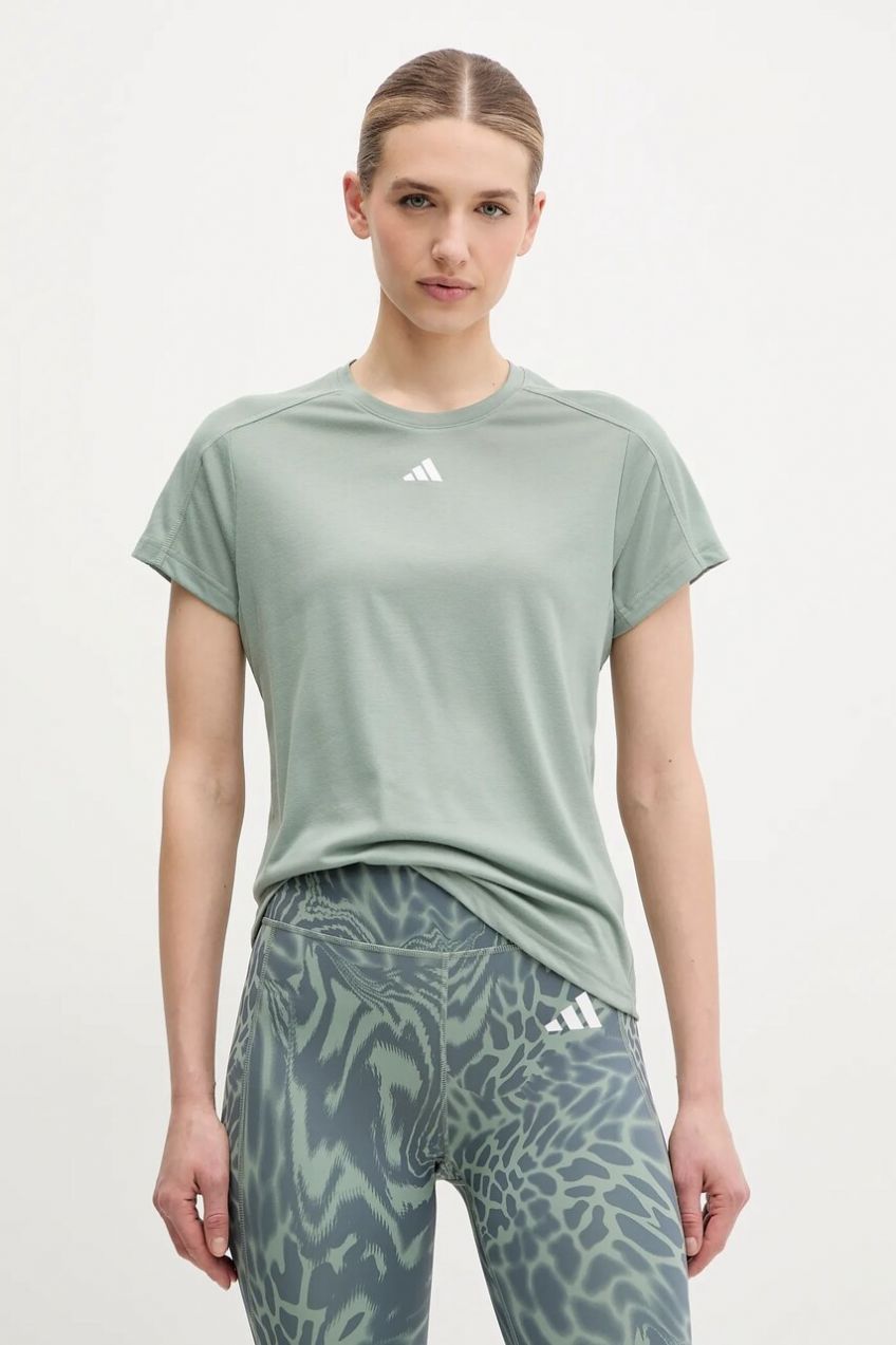 Tréningové tričko adidas Performance Train Essentials zelená farba, JC9531