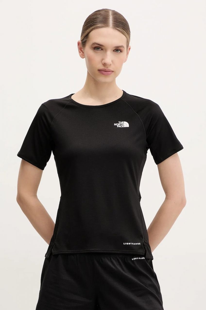 Športové tričko The North Face Sunriser čierna farba, NF0A8BBXJK31
