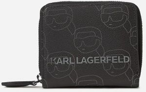 Peňaženka Karl Lagerfeld dámska, čierna farba, A2W32018