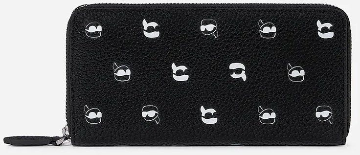 Peňaženka Karl Lagerfeld dámska, čierna farba, A2W32038