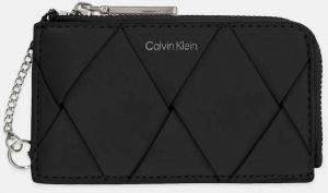 Peňaženka Calvin Klein dámska, čierna farba, K60K612954