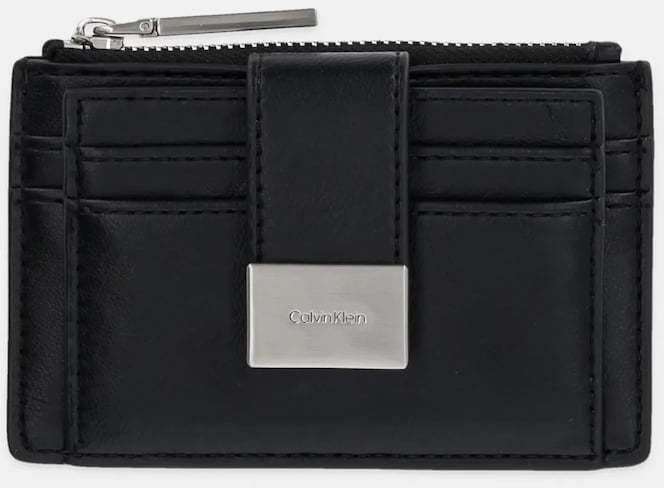 Peňaženka Calvin Klein dámska, čierna farba, K60K612959