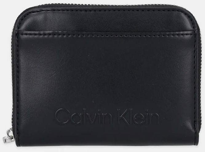 Peňaženka Calvin Klein dámska, čierna farba, K60K612965