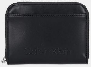 Peňaženka Calvin Klein dámska, čierna farba, K60K612965