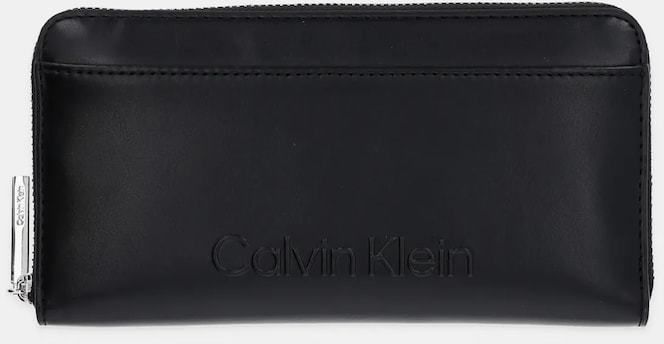 Peňaženka Calvin Klein dámska, čierna farba, K60K612952