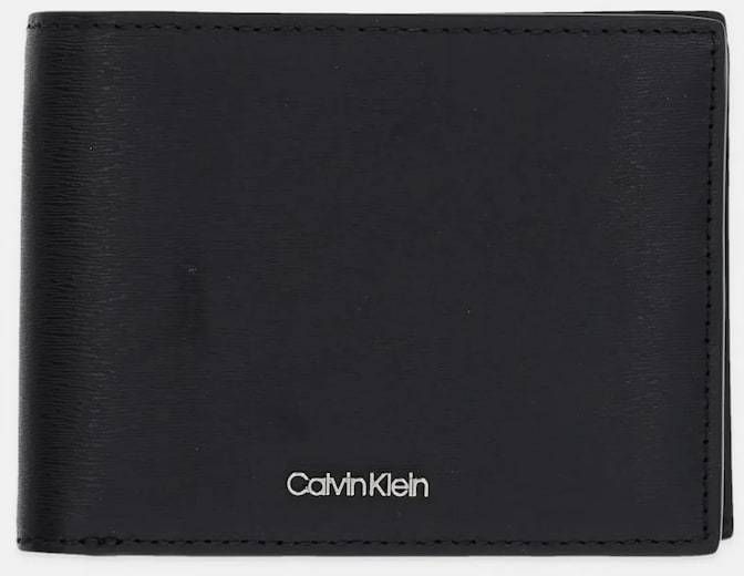 Peňaženka Calvin Klein pánska, čierna farba, K50K512863