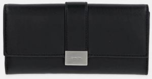 Peňaženka Calvin Klein dámska, čierna farba, K60K612964