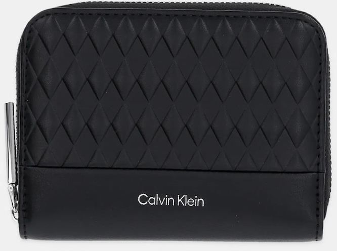 Peňaženka Calvin Klein dámska, čierna farba, K60K612958
