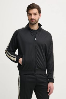Mikina BALR. pánska, čierna farba, s nášivkou, B1387.1025