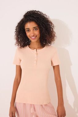Pyžamové tričko women'secret dámska, oranžová farba, 3279700