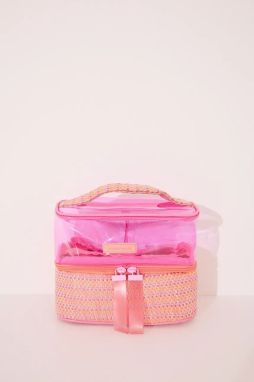Kozmetická taška women'secret fialová farba, 4849242