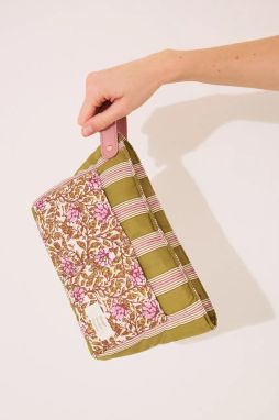 Kozmetická taška women'secret zelená farba, 4849244