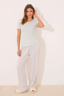 Pyžamo women'secret dámske, zelená farba, 3599185
