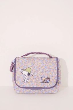Kozmetická taška women'secret fialová farba, 4849237