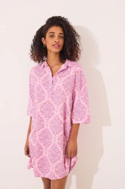 Nočná košeľa women'secret dámska, ružová farba, 4929171