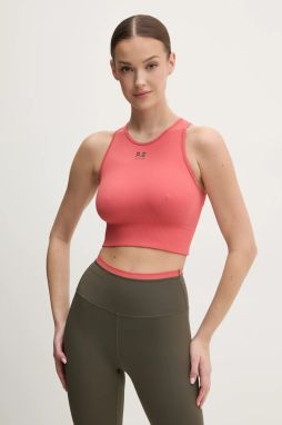 Top P.E Nation Restore Seamless dámsky, oranžová farba, 243W294