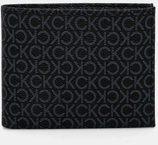 Peňaženka Calvin Klein pánska, čierna farba, K50K512855