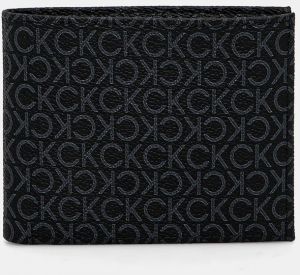 Peňaženka Calvin Klein pánska, čierna farba, K50K512855