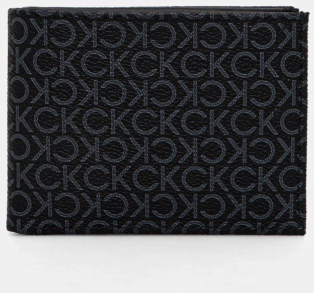 Peňaženka Calvin Klein pánska, čierna farba, K50K512845