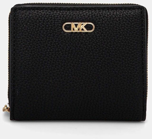 Kožená peňaženka MICHAEL Michael Kors dámska, čierna farba, 32S5G8ED1L