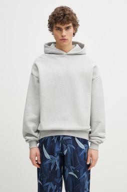 Bavlnená mikina MKI MIYUKI ZOKU 800 Gsm Superweight Hoody pánska, šedá farba, s kapucňou, jednofarebná, 800.GSM.SUPERW.HOO