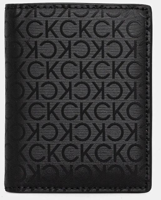 Peňaženka Calvin Klein pánska, čierna farba, K50K512920