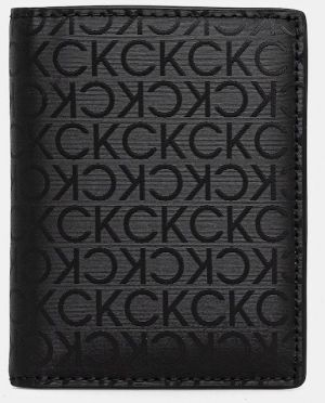 Peňaženka Calvin Klein pánska, čierna farba, K50K512920