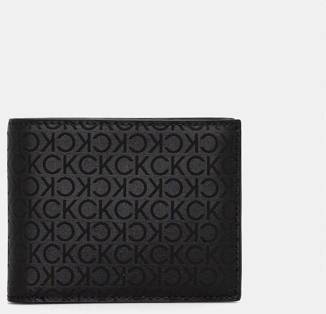 Peňaženka Calvin Klein pánska, čierna farba, K50K512865