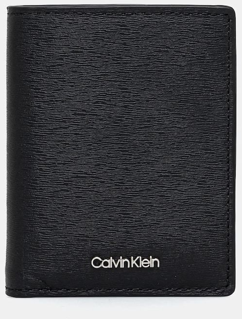 Kožená peňaženka Calvin Klein pánska, čierna farba, K50K512859