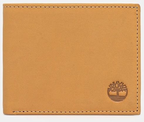 Kožená peňaženka Timberland pánska, béžová farba, TB0A2MHK2311