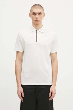 Bavlnené polo tričko Paul Smith béžová farba, jednofarebné, M1R-958PP-L00089
