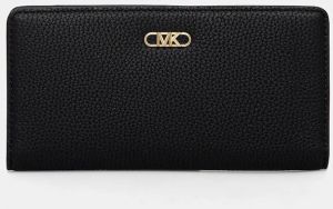 Kožená peňaženka MICHAEL Michael Kors dámska, čierna farba, 32S5G8EF3L