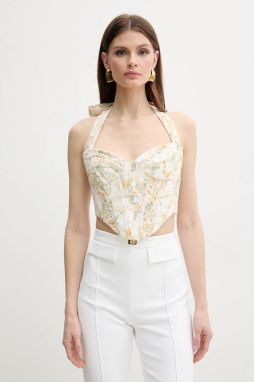 Top Bardot POLLIE dámsky, biela farba, vzorovaný, 59831TB