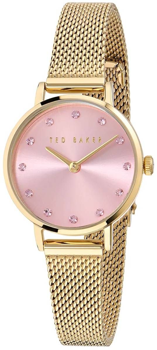 Hodinky Ted Baker TB CLASSIC CHIC dámsky, ružová farba, BKPSTS504