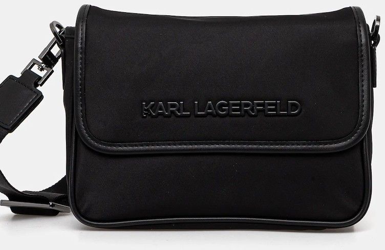 Malá taška Karl Lagerfeld čierna farba, A2M30156