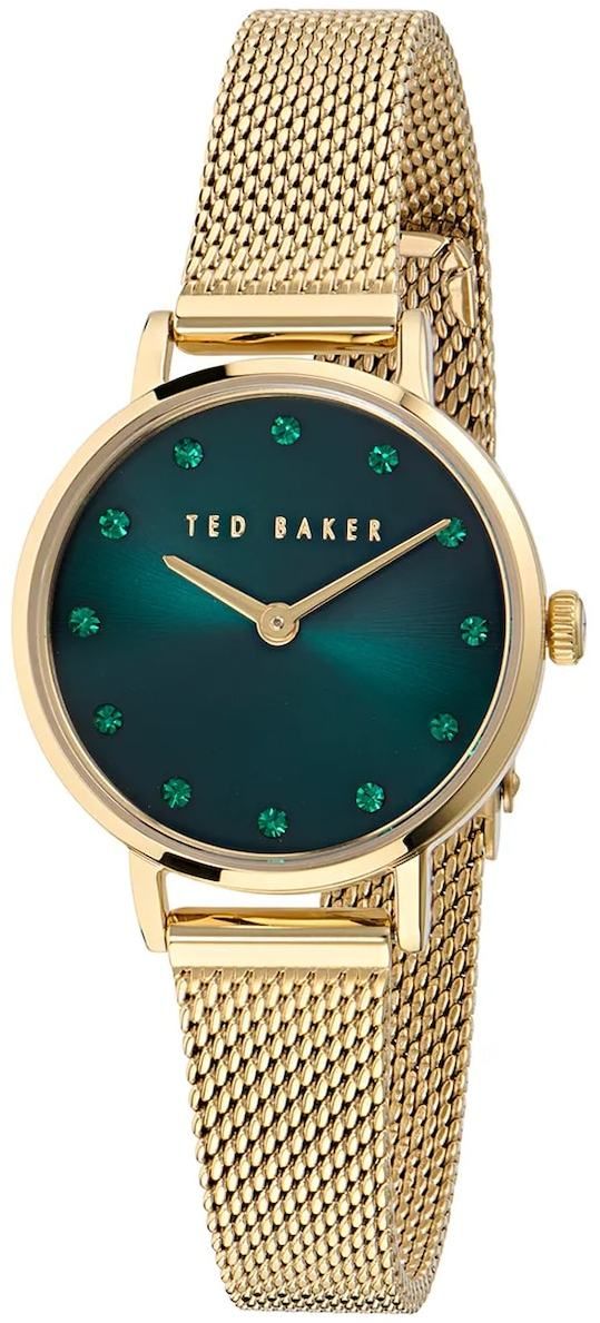 Hodinky Ted Baker TB CLASSIC CHIC dámske, zelená farba, BKPSTS503