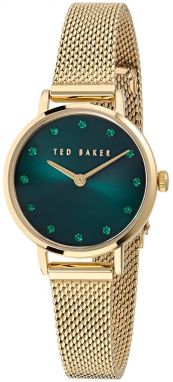 Hodinky Ted Baker TB CLASSIC CHIC dámske, zelená farba, BKPSTS503