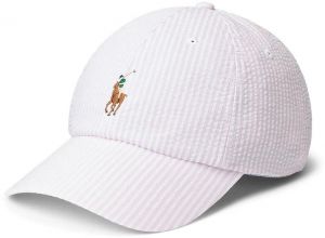 Bavlnená šiltovka Polo Ralph Lauren ružová farba, vzorovaná, 211967368
