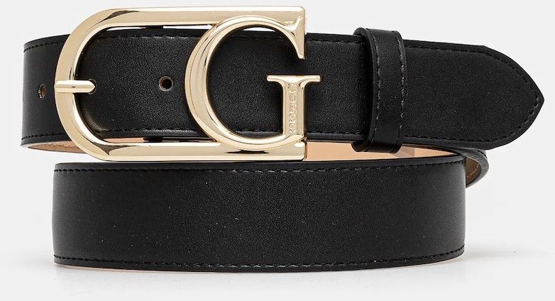 Opasok Guess LORELEI dámske, čierna farba, BW9228 P5235