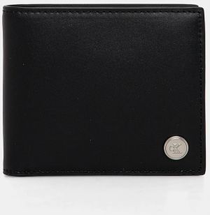 Peňaženka Calvin Klein Jeans pánska, čierna farba, LV04G1004G