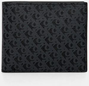 Peňaženka Calvin Klein Jeans pánska, čierna farba, LV04G1066G