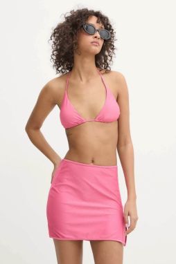 Plážová sukňa Guess ružová farba, E5GD07 KC632