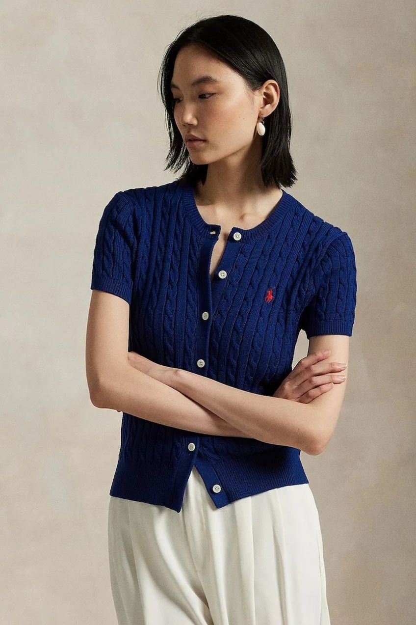 Bavlnený kardigán Polo Ralph Lauren dámsky, 211965760
