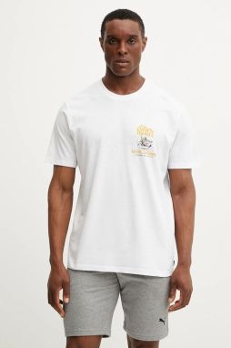 Tričko Rip Curl SHAPER ADDRESS pánske, biela farba, s potlačou, 0Q7MTE