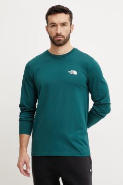 Tričko s dlhým rukávom The North Face Simple Dome s potlačou, NF0A87QN6GI1