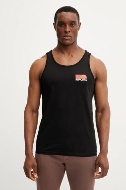 Bavlnené tričko Rip Curl SURF REVIVAL čierna farba, 0OIMTE