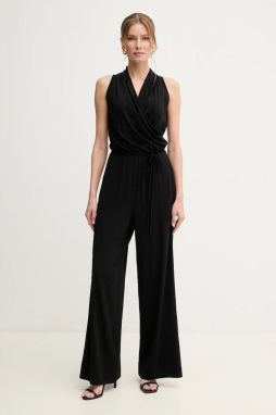 Overal Weekend Max Mara čierna farba, v výstrih, 2515641012600