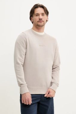 Mikina Superdry pánska, béžová farba, s nášivkou, M2014007A-1PC