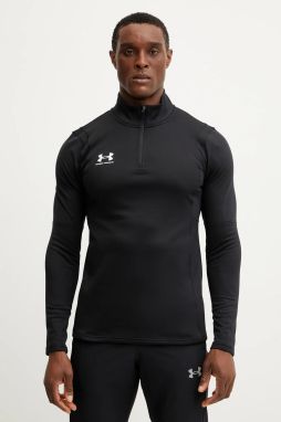 Tréningová mikina Under Armour Challenger čierna farba, vzorovaná, 1379588